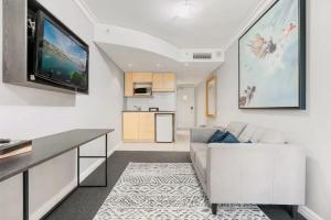 Η κουζίνα ή μικρή κουζίνα στο KozyGuru | Haymarket Theatre Precinct City Studio +11 φωτογραφίες