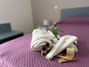 Postel nebo postele na pokoji v ubytování Casa Al Muretto