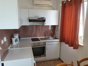 Kuchyň nebo kuchyňský kout v ubytování Apartment Jelena