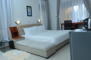 Katil atau katil-katil dalam bilik di Mowicribs Hotel and Spa