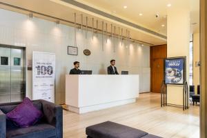 Vstupní hala nebo recepce v ubytování Marasa Sarovar Portico -Rajkot