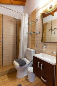 Koupelna v ubytování Coralli Rooms & Restaurant