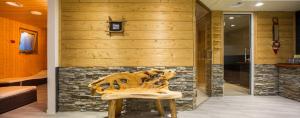 Istumisnurk majutusasutuses Hotel Hubertus