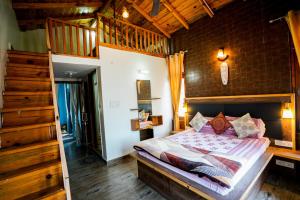 Ένα ή περισσότερα κρεβάτια σε δωμάτιο στο Casa De Fortuna