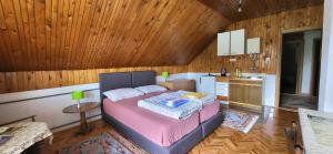 Nhà bếp/bếp nhỏ tại Accommodation Konak