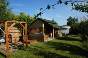 Zahrada ubytování Natura Chalets