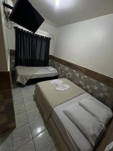Postel nebo postele na pokoji v ubytování Hotel Meyer + 1 fotografie