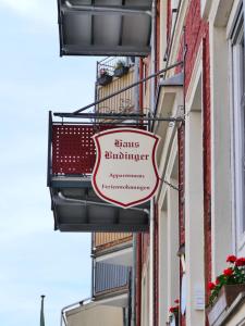 Certifikát, hodnocení, plakát nebo jiný dokument vystavený v ubytování Ferienwohnungen und Appartements - Haus Budinger