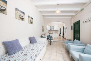 Posezení v ubytování Levrecchio Beach Cottage