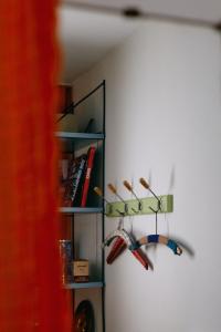 Die Bibliothek im Hotel