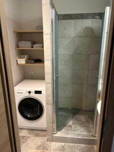 Koupelna v ubytování Apartmán Lúčky, Bojnice