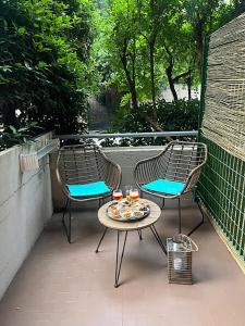 A balcony or terrace at Casa Aleardi grazioso e nuovissimo monolocale con balcone