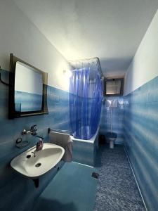 Koupelna v ubytování Apartments Olga