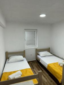 Postel nebo postele na pokoji v ubytování RiO Apartmani