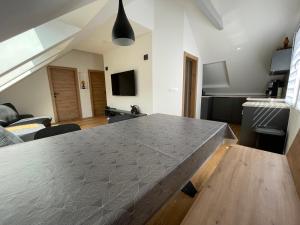 Kuchyň nebo kuchyňský kout v ubytování Walter Apartments