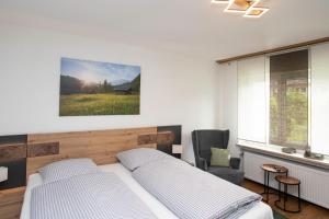 Ένα ή περισσότερα κρεβάτια σε δωμάτιο στο Appartement Auszeit -408-