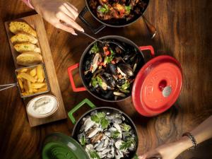 Eten bij of ergens in de buurt van het resort


