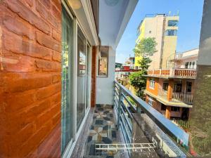 Balkón nebo terasa v ubytování Hotel Abi International