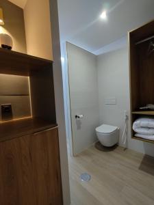 Koupelna v ubytování Plaza Rooms