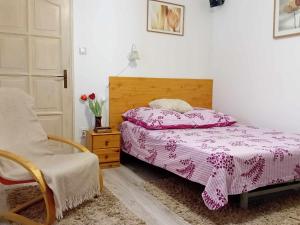 Postel nebo postele na pokoji v ubytování Edi apartman