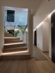 TV a/nebo společenská místnost v ubytování Plaza Rooms