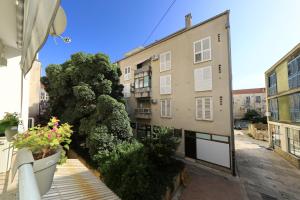 Bygningen som lejligheden ligger i