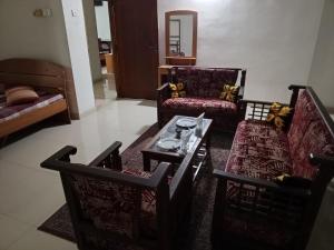 Χώρος καθιστικού στο Hotel Friendstar