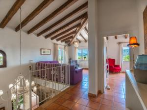 A seating area at Villa La Font by Interhome