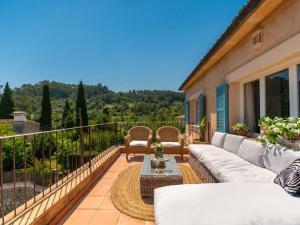 A balcony or terrace at Villa La Font by Interhome