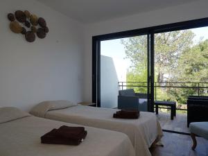 Ένα ή περισσότερα κρεβάτια σε δωμάτιο στο Apartment Les Jardins d'Ève- F3 by Interhome +17 φωτογραφίες