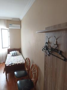 Letto o letti in una camera di guest house come