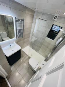 Koupelna v ubytování Dormitorio Doble D10