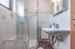 Koupelna v ubytování Apartment Vita