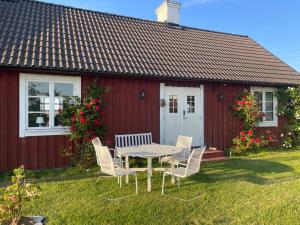 Zahrada ubytování Kapelludden Östra Öland