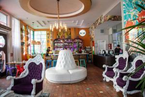 Posezení v ubytování Whitelaw Hotel
