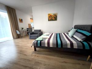 Posezení v ubytování Apartmány Karpatia s privátnym parkovaním