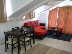 Posezení v ubytování Attic flat ''Tsoukalas Group''