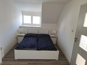 Postel nebo postele na pokoji v ubytování Apartmán RD Bystré