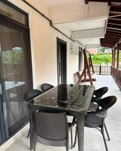 Balkón nebo terasa v ubytování Villa Mjora