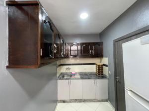 Kuchyň nebo kuchyňský kout v ubytování Martil apartment Fadaat Asaada