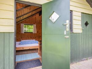 Postel nebo postele na pokoji v ubytování 6 person holiday home in Ansager-By Traum