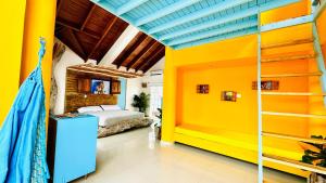 Voodi või voodid majutusasutuse Coco House by Be Happy toas