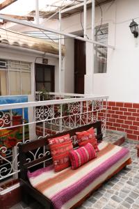 Posezení v ubytování Millas House Cusco