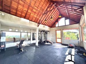 Fitness centrum a/nebo fitness zařízení v ubytování Sanava Balian