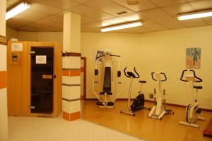 Fitness centrum a/nebo fitness zařízení v ubytování Hotel Alaiz