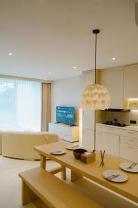 Χώρος καθιστικού στο New Bubble Villa