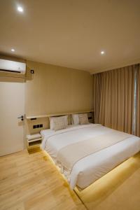 Ένα ή περισσότερα κρεβάτια σε δωμάτιο στο New Bubble Villa