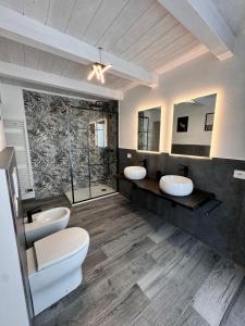 Koupelna v ubytování Agriturismo B&B La Cerasa