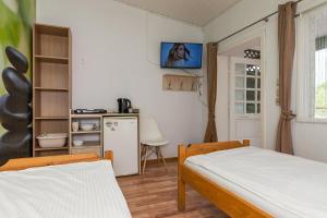 TV a/nebo společenská místnost v ubytování Brzozowa Zatoka Brenno