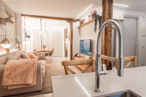 Μια τηλεόραση ή/και κέντρο ψυχαγωγίας στο Apartamento Viteri by SanSe Holidays